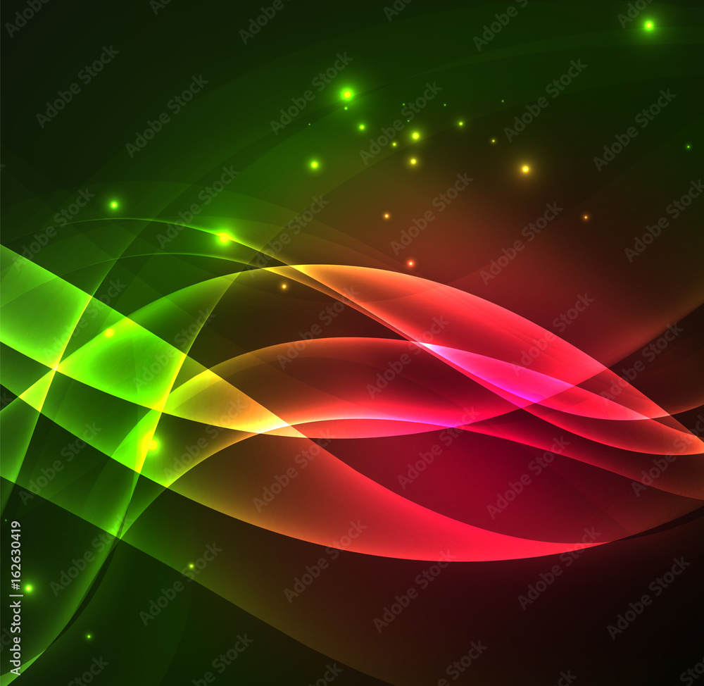 Glowing geometric shapes Glowing geometric shapes