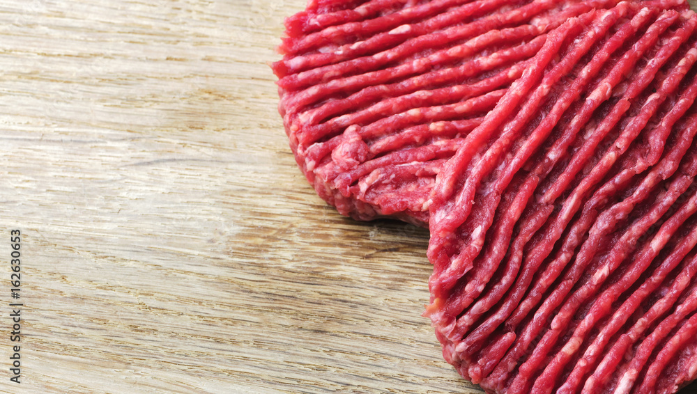 Fototapeta premium Haschiertes Fleisch