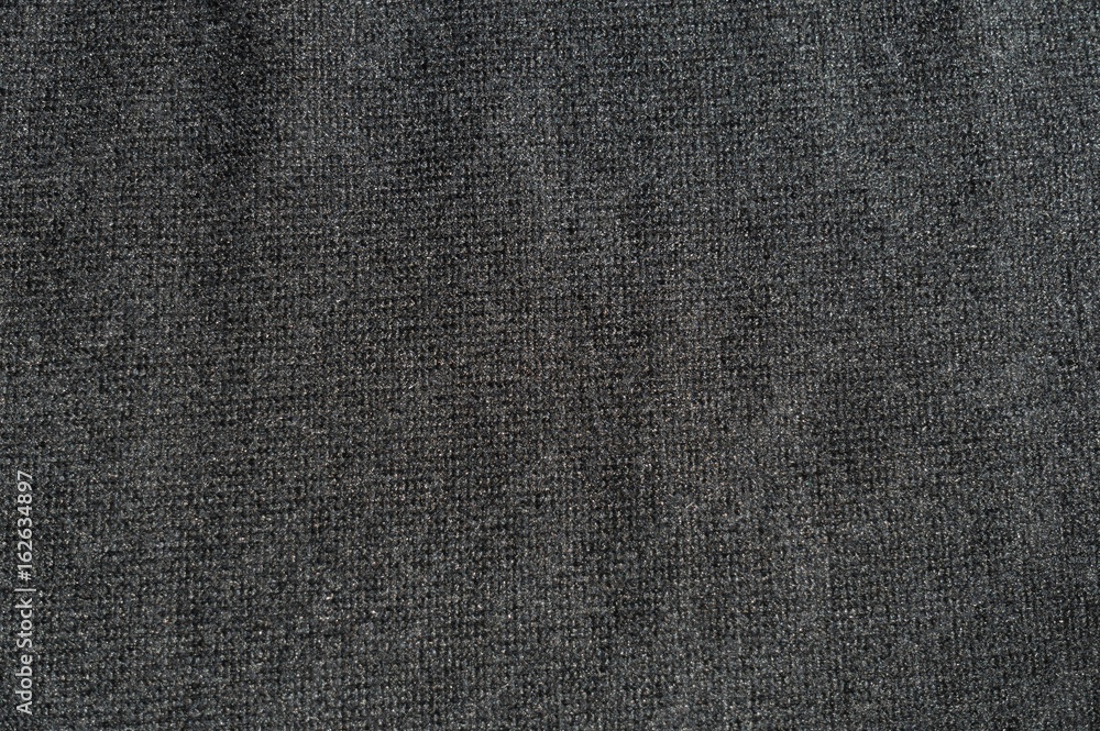Close up of plain grey woolen textile Close up of plain grey woolen textile