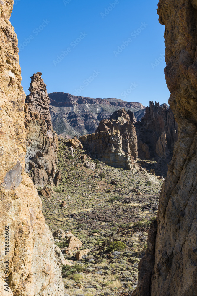 Rocks in National Park El Teide