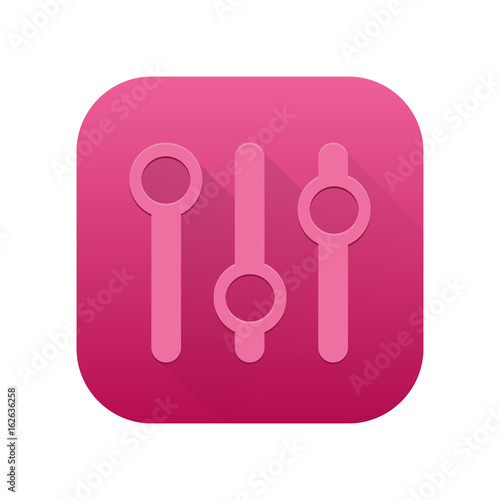 Matte Long Shadow App-Icon