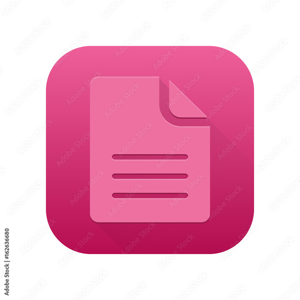 Matte Long Shadow App-Icon Matte Long Shadow App-Icon