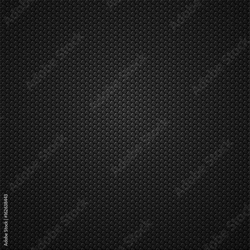 Seamless industrial metal carbon texture vector background grid backdrop dark grey