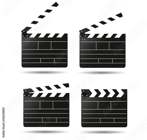 set of movie clappers 