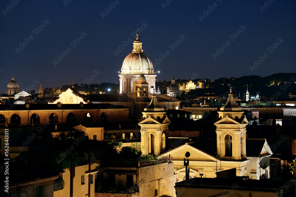 Rome dome night