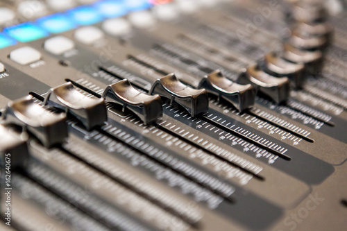 Wallpaper Mural Recording studio equipment. Professional audio mixing console Torontodigital.ca