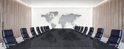 Fotografie Conference and meeting room 3D Rendering