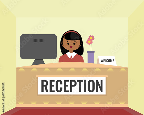 reception desk