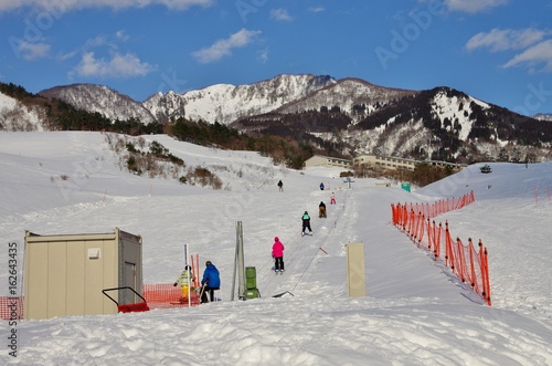 日本のスキー場のリフト