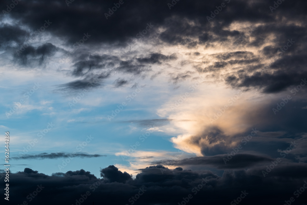 Beautiful Cloud On Evening In Phetchabun,Thailand.