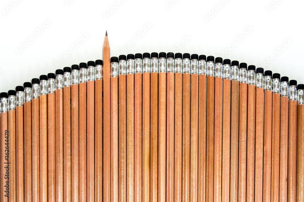 Sorted in a neatly pencil and eraser at the end Sorted in a neatly pencil and eraser at the end