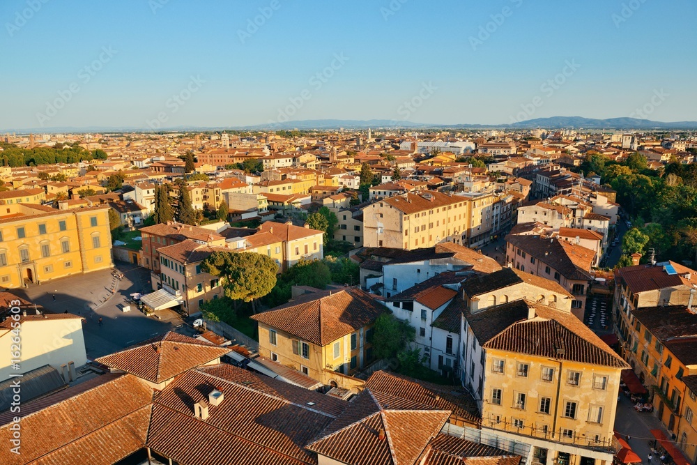 Pisa Italy rooftop view