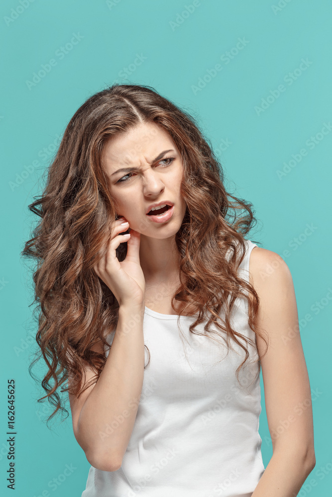 The portrait of disaffected woman The portrait of disaffected woman