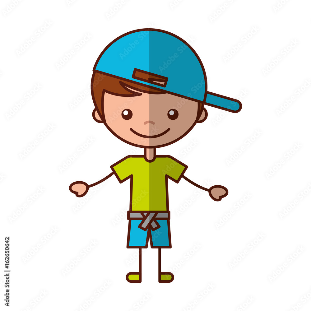 cute boy character icon vector illustration design cute boy character icon vector illustration design