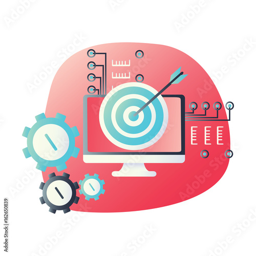 Material design icon for testing, training or marketing and advertising concept. UI UX web design symbol