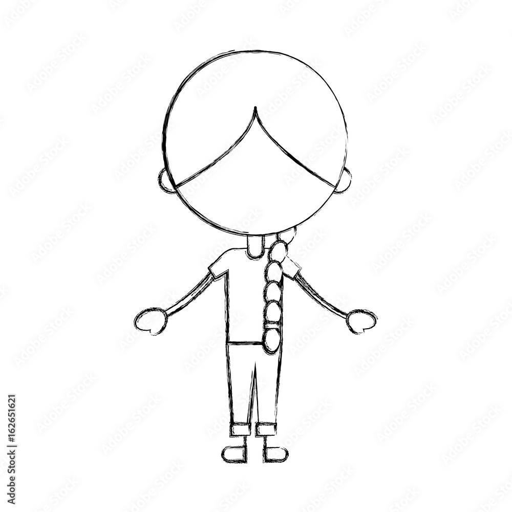 cute girl character icon vector illustration design cute girl character icon vector illustration design