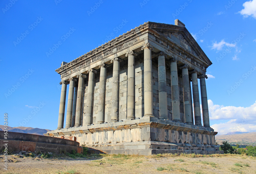 An ancient temple. Garni. Armenia.