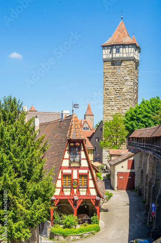 Obraz na płótnie Rothenburg ob der Tauber, Germany w salonie