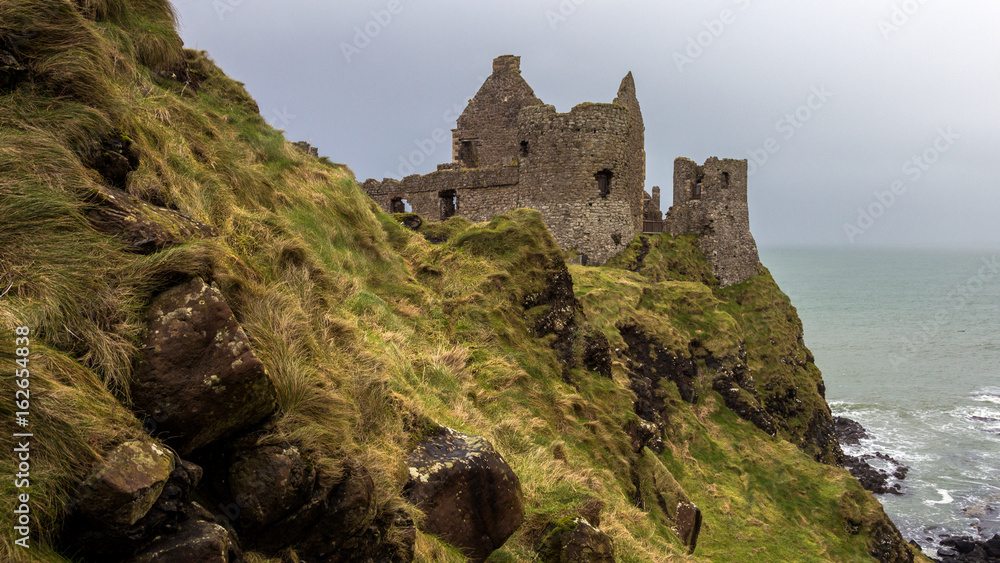 Dunluce castle ruin Northern Ireland