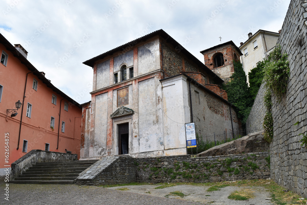 An ancient and ruined church in Pinerolo, Italy. An ancient and ruined church in Pinerolo, Italy.
