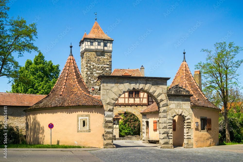 Entrance to Rothenburg ob der Tauber, Germany Entrance to Rothenburg ob der Tauber, Germany