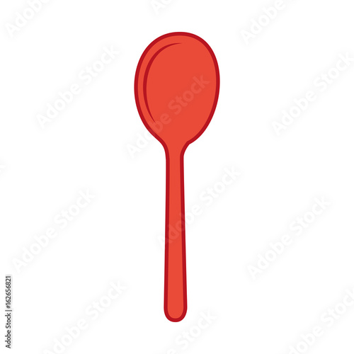 spoon cutlery isolated icon vector illustration design