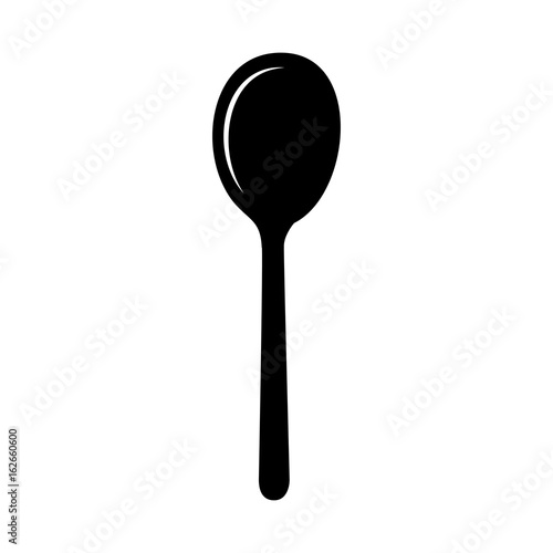 spoon cutlery isolated icon vector illustration design