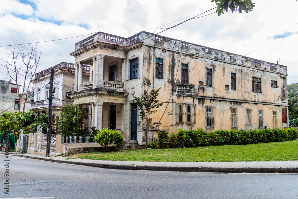 Dilapidated building in Havana, Cuba