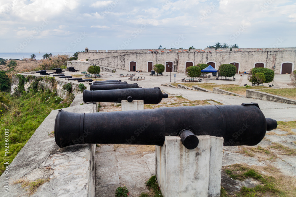 Cannons at La Cabana fortress in Havana, Cuba