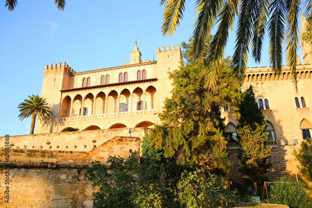 The historic King's Castle in Palma de Majorca, Majorca Island, Balearic Islands, Spain