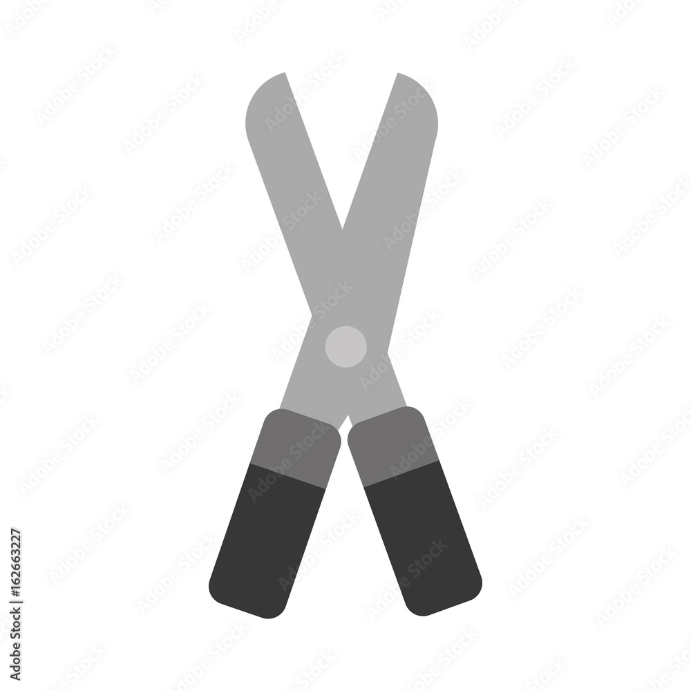 Garden scissors isolated icon vector illustration design Garden scissors isolated icon vector illustration design
