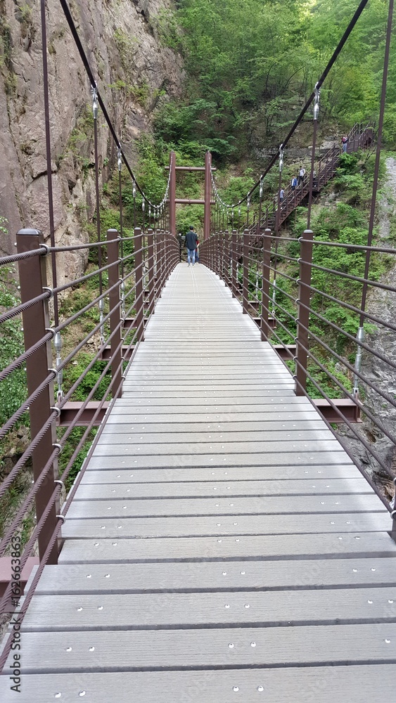 Seoraksan Mountain climbing bridge