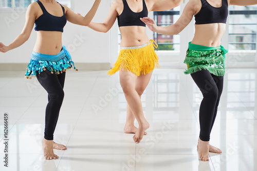 Performing Belly Dance Movement