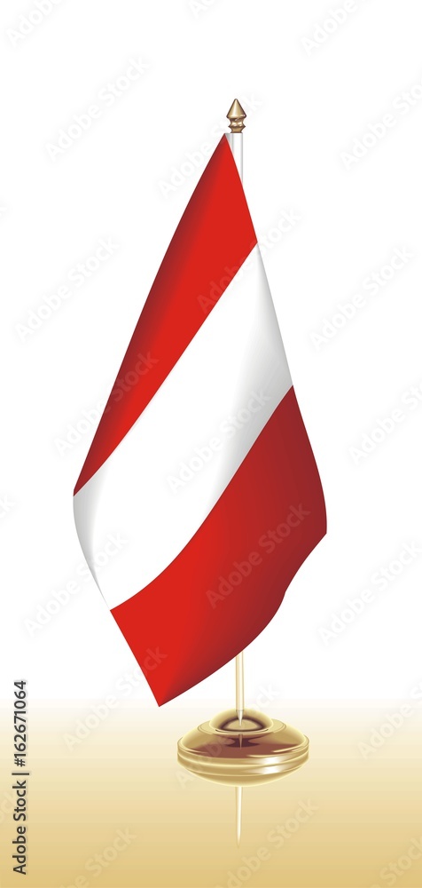 Naklejka premium flag Peru