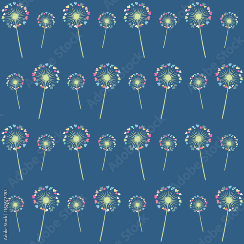 Fototapeta Naklejka Na Ścianę i Meble -  dandelionn vector illustration