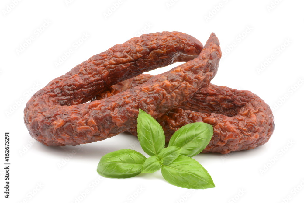 Obraz premium kiełbasa wędzona