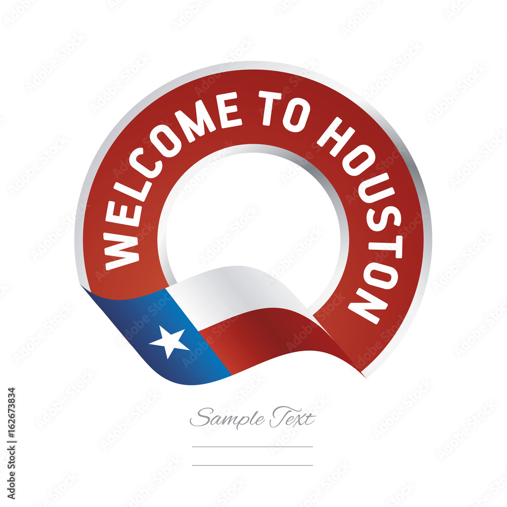 to Houston Texas flag logo icon Stock Vector Adobe Stock