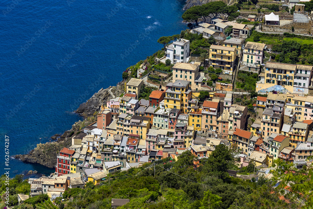 Italy. Cinque Terre (UNESCO World Heritage Site since 1997). Riomaggiore town (Liguria region)