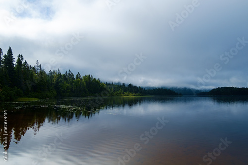 Mist over the Lake in Mont Tremblant National Park, Canada