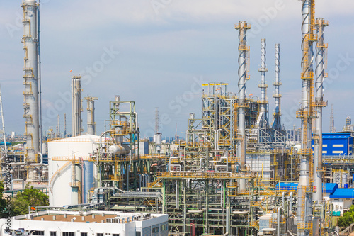 Oil and chemical refinery plant