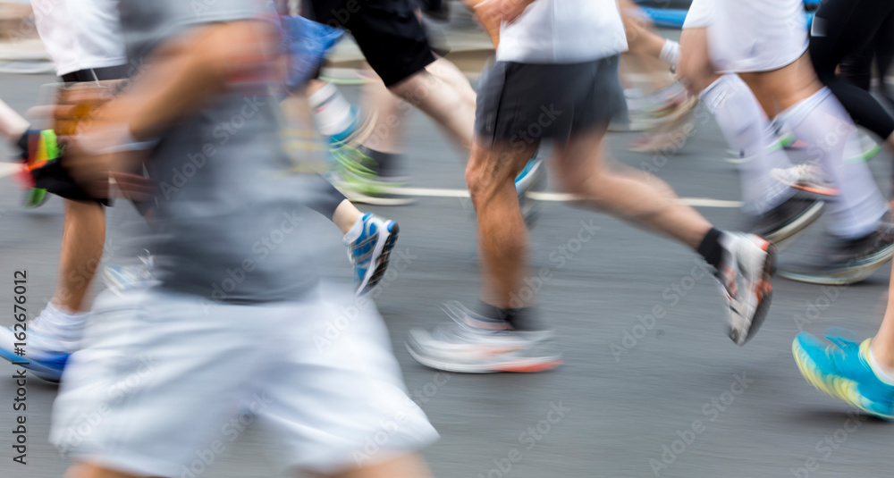 runner on the street
