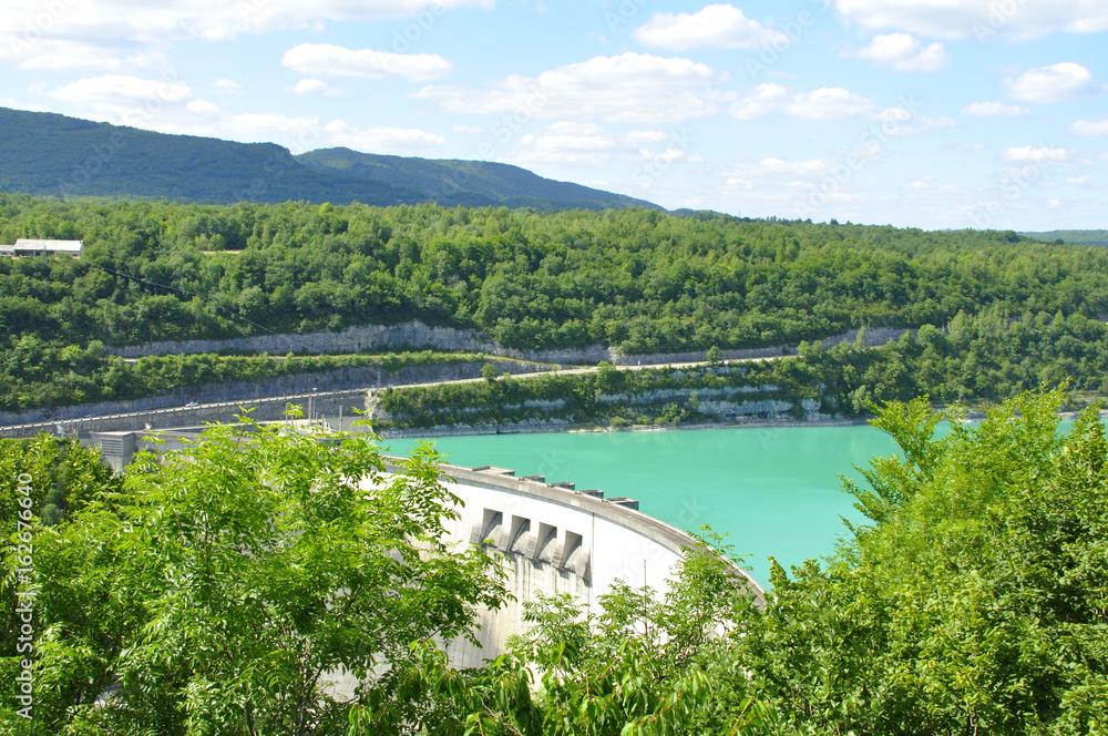 Obraz premium Barrage de Vouglans (Jura)