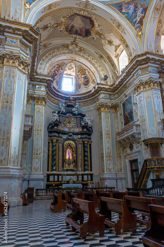 BERGAMO, LOMBARDY/ITALY - JUNE 26 : Interior View of the Cathedral of St Alexander in Bergamo on June 26, 2017