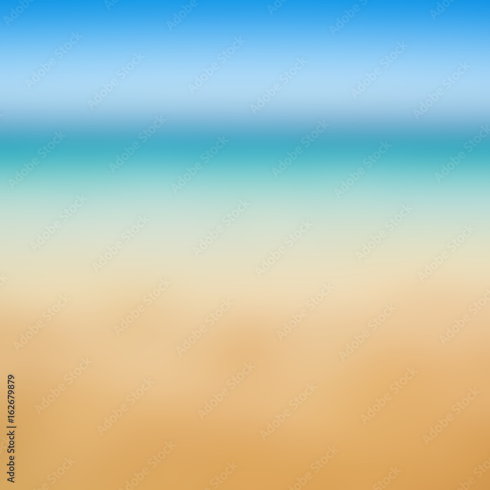 Naklejka premium tropical beach blur background