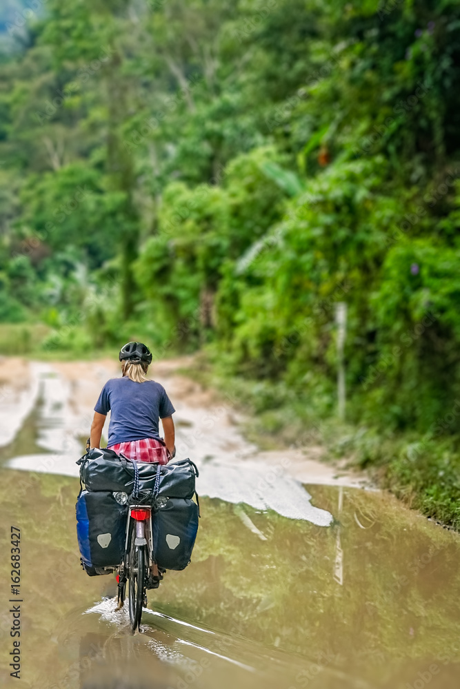 Cycling through Sumatra