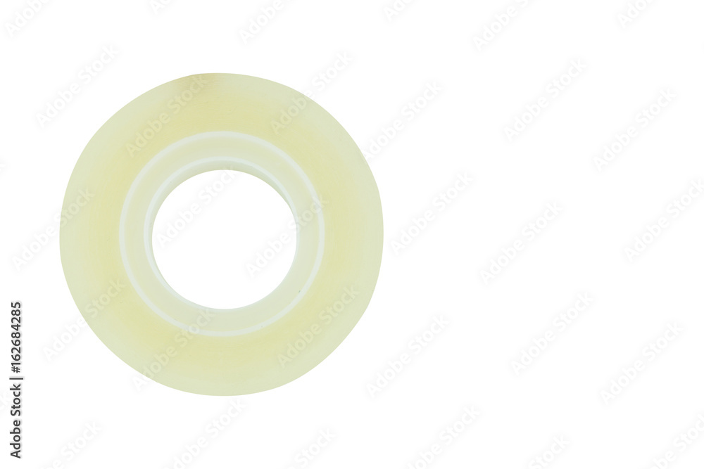 clear adhesive tape texture isolate on white background, clipping part clear adhesive tape texture isolate on white background, clipping part