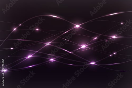 Abstract Curve Colorful Vector Background. For design, banner.
