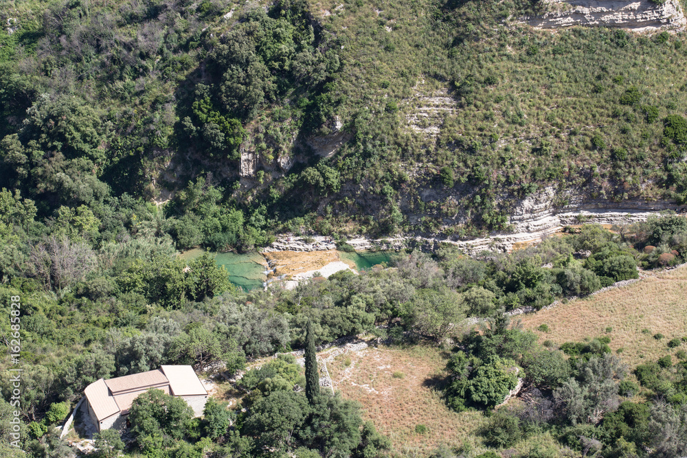 Laghetti, Riserva Naturale Orientata Cavagrande del Cassibile, primavera, Sicilia