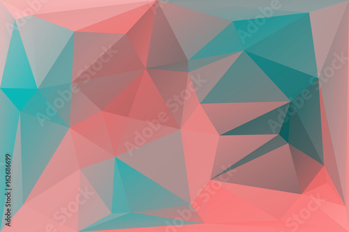 Abstract colored triangular background