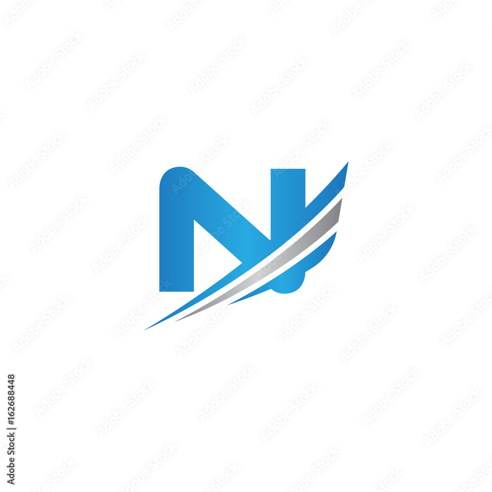 initial letter logo wing etno modern N initial letter logo wing etno modern N
